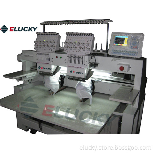 Multi-Head Computerized Cap Embroidery Machine for Industry Tubular T-Shirt and Finished Garments